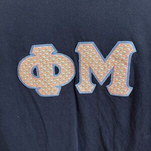 Phi Mu Vineyard Vines Letter Long Sleeve Shirt Size Small